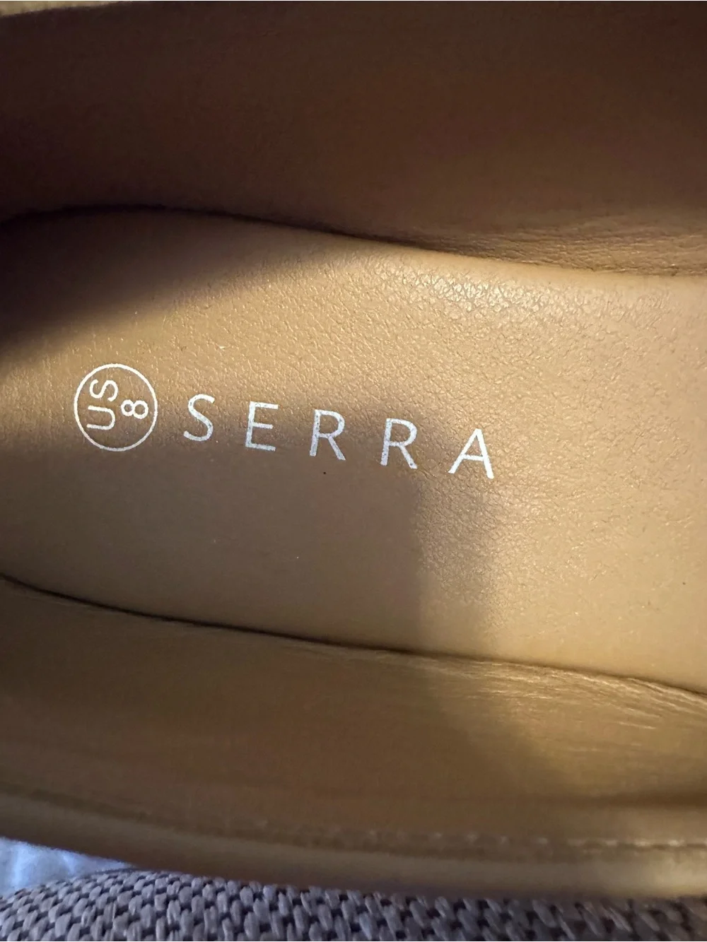 Serra Women's Metallic Gold Woven Ballet Flats with Bow